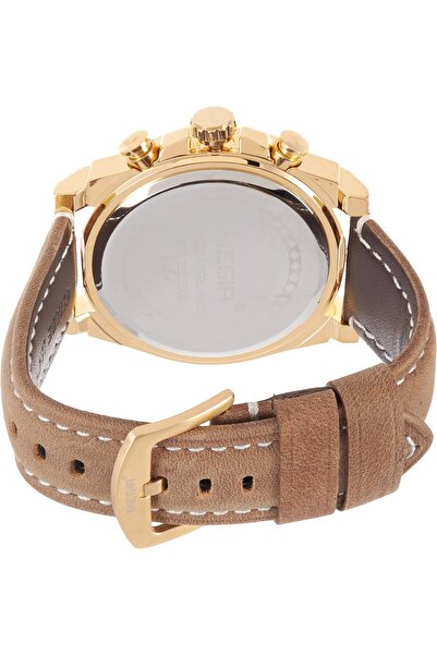 erorex Mens Quartz Watch Chronograph Display And Leather Strap 2094G