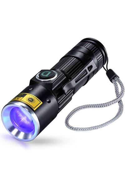 erorex مصباح يدوي UV 365nm محمول قابل للتكبير والتصغير LED بالأشعة فوق البنفسجية ضوء أسود علاج الغراء بالأشعة فوق البنفسجية اكتشاف بقع الحيوانات الأليفة