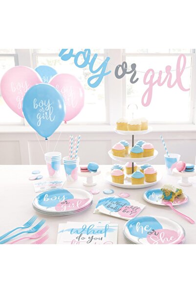 erorex Gender Reveal Party 7" Plates