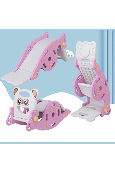 erorex زحليقة أطفال قابلة للتعديل للأطفال من عمر 1 إلى 3 سنوات، زحليقة محمولة للأطفال، لعبة حصان هزاز، حلقة كرة سلة