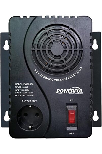 STOREMAX snShop PWM-500 500VA 250W Kombi, Buzdolabı Otomatik Voltaj Regülatör...