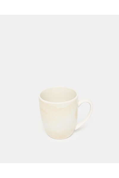 erorex Cream Marble Print Dinner Set (16 Piece), Off White, One Size