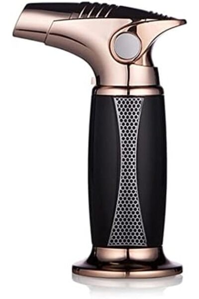 Alsaqer - ولاعة جوبون جيت فليم المقاومة للرياح تعمل بغاز البوتان - فحم البخور ومشعل الشواء (الغاز غير متضمن)