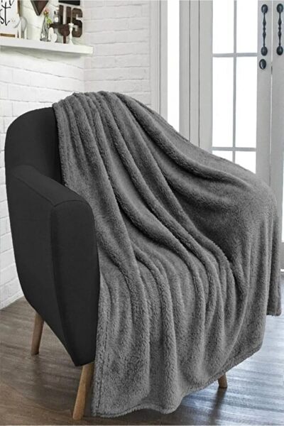 STOREMAX Sellbuyst Anthracite Wellsoft Tv Blanket 100X170 Cm-Smoked Trendy 266450
