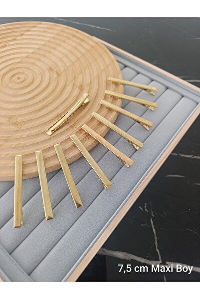 MutluBiDünya 10 Adet 7,5 Cm Maxi Boy Metal Pens Toka Jumbo Boy Pens Toka Büyü...