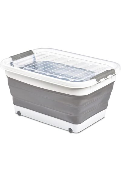 STOREMAX Sellbuyst Gate Wheel Foldable Silicone Storage Laundry Basket Toy Box Organizer t
