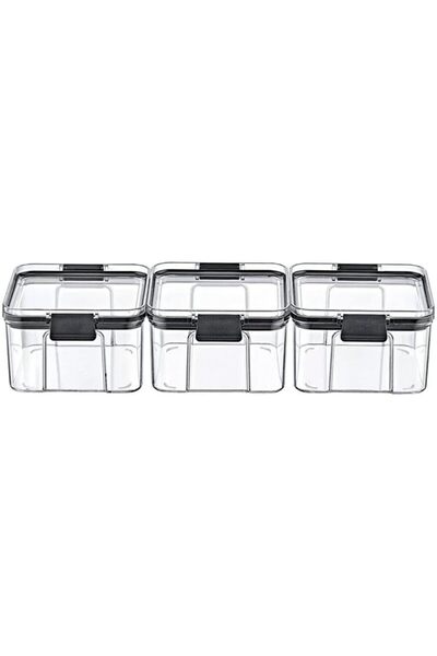 STOREMAX Sellbuyst up 3-Pack Transparent Storage Container 500 ml - Fresh and Organized Food Storage Solution Trendy 2