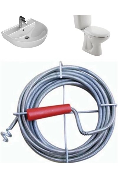 STOREMAX Gider Açma Aparatı 3 Metre Spirali Tıkanıklık Açma Makinesi Mutfak B...