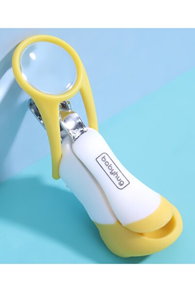 Babyhug Nail Clipper with Magnifier - Yellow
