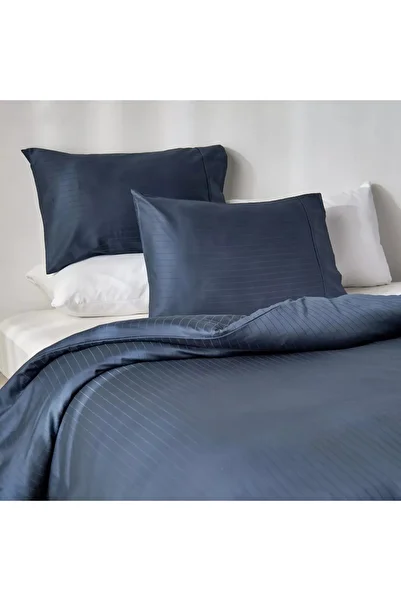 Generic Hampton Cotton Sateen 220 Thread Count 3-Piece Full Duvet Cover Set - 160x200 cm