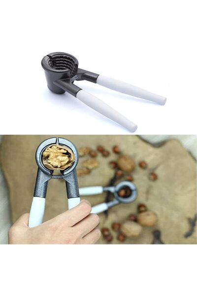 STOREMAX Sellbuyst Boy Cast Walnut Cracker Plastic Handle, Durable Cast Walnut Cracker for Hazelnuts and Walnuts