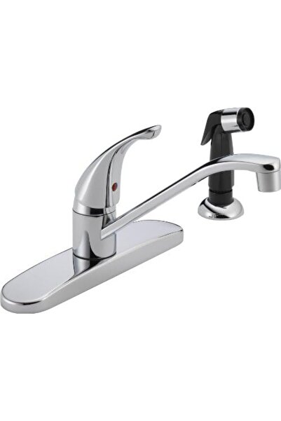 STOREMAX Sersashop Single Handle Kitchen Faucet with Side Sprayer, Chrome P115Lf 266450