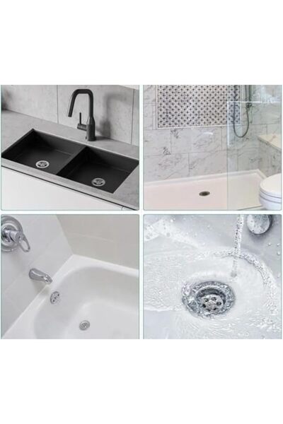STOREMAX Sersashop Home Disposable Adhesive Bathroom Drain Strainer and Kitchen Sink Garbage Separator