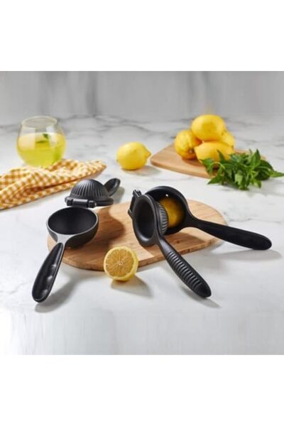 STOREMAX Sellbuyst Home Cast Iron Lemon Squeezer Lemon Press Large Size 24cm, Black Metal Lemon Squeezer