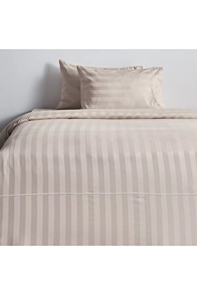 Generic Satin Stripe Pima Cotton Sateen 525 Thread Count 3-Piece King Duvet Cover Set - 220x230 cm