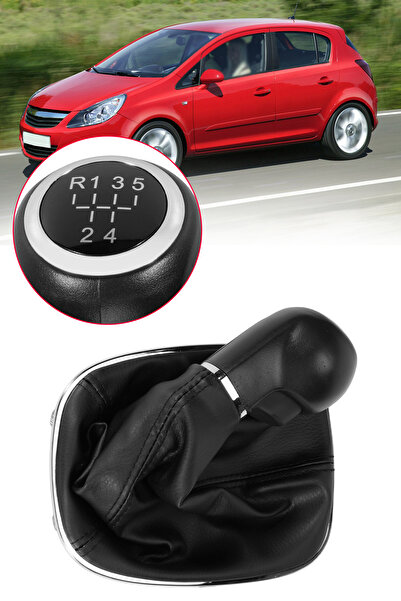 Vorgens Opel Corsa D 5 İleri Vites Topuzu ve Deri Körük Seti (2006–2014)