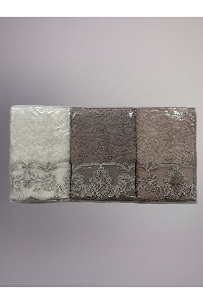 Pupilla Collection Bamboo Guipure 6-Piece Towel Set 30X50