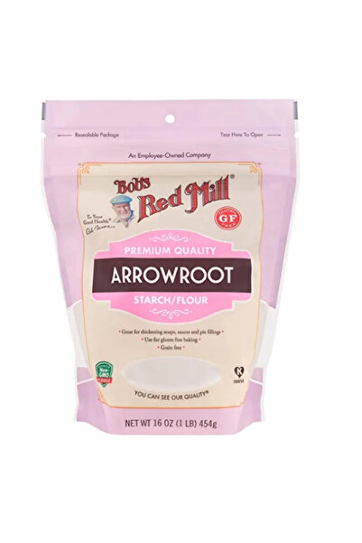 Bob's Red Mill نشا/دقيق أروروت عالي الجودة، خالي من الغلوتين، غير معدل وراثيً...