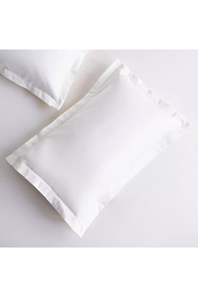 Generic Verona Egyptian Cotton Sateen 600 Thread Count 2-Piece King Pillowcase Set - 50x90 cm