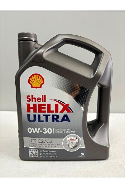 SHELL Helix Ultra ECT C2/C3 0W30 5L Motor Yağı (Üretim Tarihi 2025)