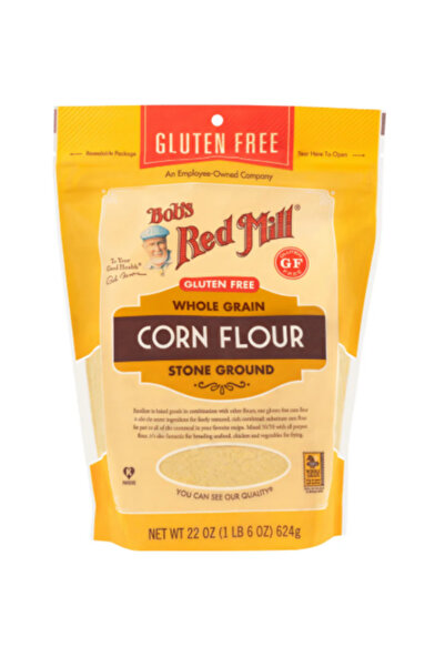 Bob's Red Mill دقيق الذرة الكامل، خالي من الغلوتين، 624 جم × 4