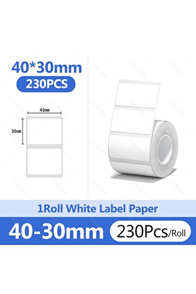 choice2 1WH Label 40-30mm Niimbot 1Roll B1 White Sticker Paper Waterproof Adhesive Label White Anti-oil For