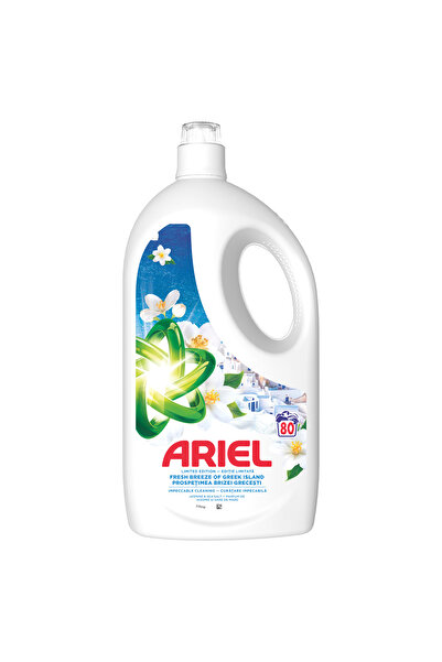Ariel Fresh Breeze of Greek Island Liquid Laundry Detergent, 80 Washes