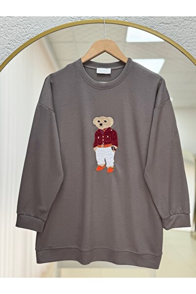 BENAHOLL Lamonia Teddy Bear Κεντημένο Sweet-NA819 Milky Coffee