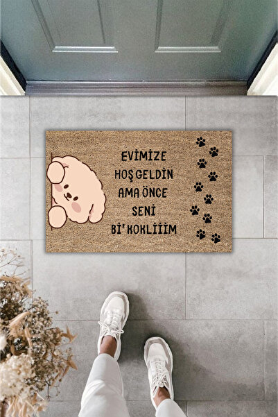 Dormot Dekoratif Dijital Paspas Seni Bi' Kokliiim Kapı Önü Paspası 70x45cm