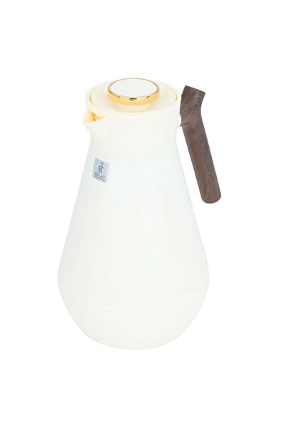 Everest Amada Thermos, 1.5 litres, thermal glass inner shell, plastic outer shell - white
