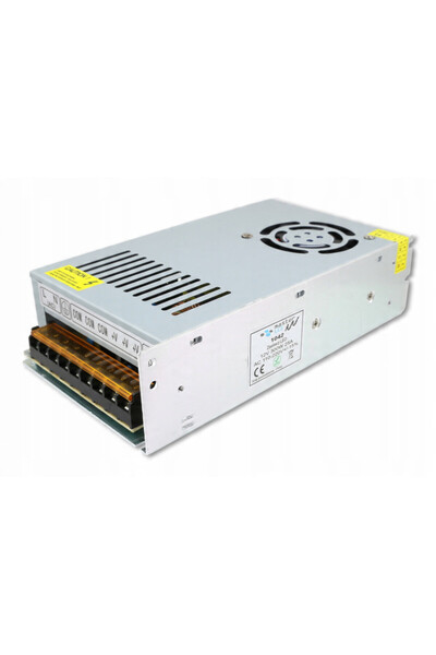 MasterLED Power supply for LED strips and panels, 400W, 33A, thermal protection, 12V DC, fan