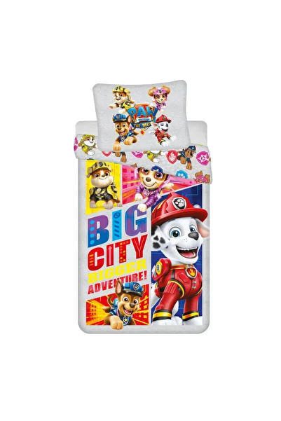 PAW PATROL Children's bedding set, 100% cotton, multicolor, 2 pieces, 140×200 cm, 70×90 cm, Paw Patrol