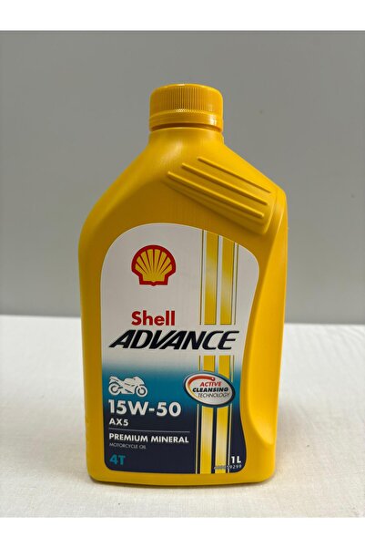 SHELL Advance 4T AX5 15W50 1L Motosiklet Yağı (Üretim Tarihi 2025)