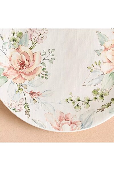 Generic Rosette Ceramic Dinner Plate - 28 cm
