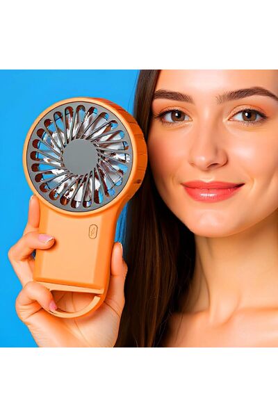 genernic مروحة يدوية صغيرة من Aishini - 3 أوضاع سرعة [8 ساعات] مروحة يدوية صغيرة محمولة، قابلة لإعادة الشحن عبر USB بسعة 2000 مللي أمبير في الساعة