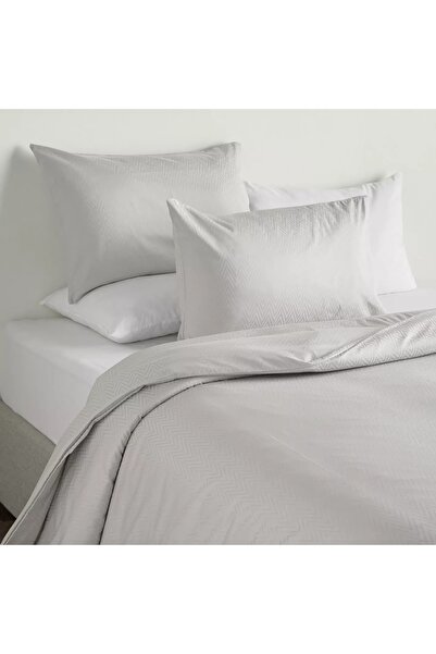 Generic Aspen Cotton Bamboo Sateen 300 Thread Count 3-Piece Queen Duvet Cover Set - 200x200 cm