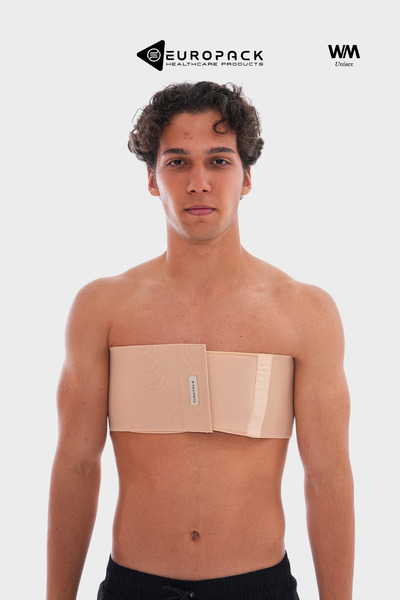 EUROPACK LP-355 ضمادة الصدر للجينوكاستي والجراحة - ضمادة مشد الصدر
