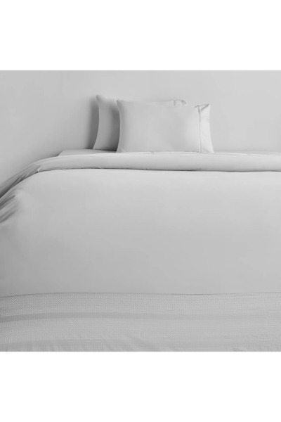 Generic Eternity Cotton Percale 325 Thread Count 3-Piece Queen Duvet Cover Set - 200x200 cm