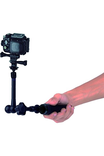 NİLOX Pole and Telescopic Flexible System For Action Cam (Black)
