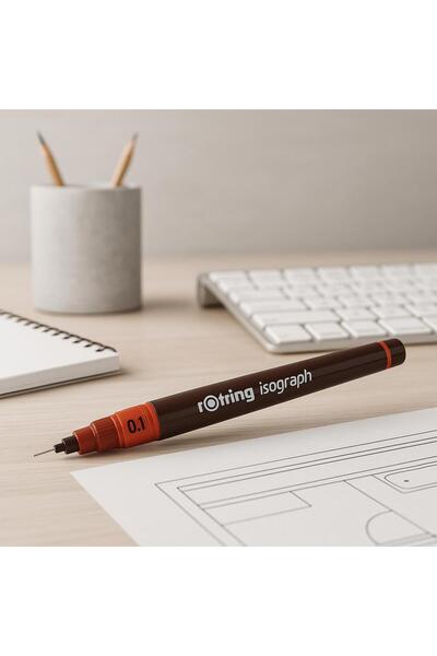 Rotring Rapido Pen Isograph 0.1 mm Technical Drawing Pen (1 Piece)