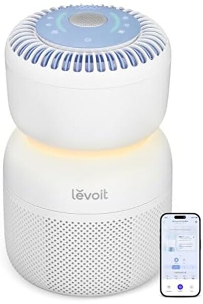 Levoit Air Purifier for Baby with White Noise Sound Machine and Blue-Light-Free Night Light in Home