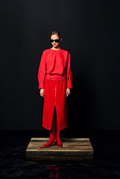 KAMEYA METAL DETAY BLUZ 26W10839