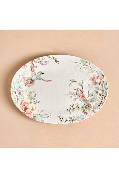 Generic Rosette Ceramic Side Plate - 23 cm
