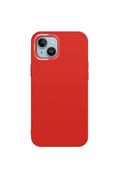 OEM Carcasă mată compatibilă cu iPhone 14 Pro, roșie, protecție pentru cameră și ecran