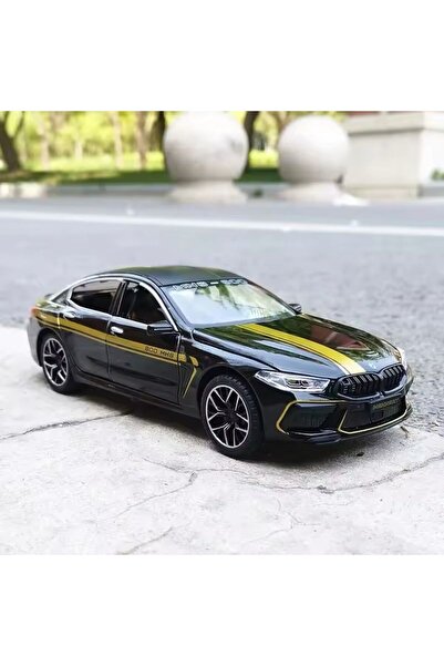 scntoys Bmw M8 Diecast Metal 1.24 Ölcek Araba Kapı Bagaj Kaput Açılır Siyah B...