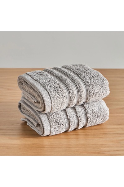 Generic Expressence 2-Piece 560 GSM Microcotton Hand Towel Set - 41x76 cm