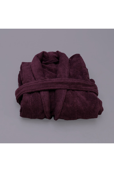 Bed N Home SA 100% Egyptian cotton bathrobe, burgundy, 64*115 cm