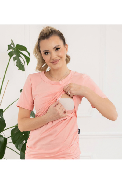 Formommy Emma Peach 2in1 Maternity and Nursing Top XL