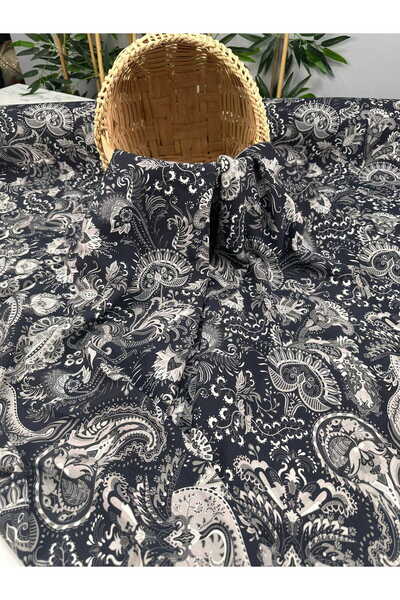 ipekkumaş فستان وتنورة وقميص وشالار من الفيسكوز المستورد المزخرف، منتجنا يُباع بالقطعة، قطعة واحدة 1 متر