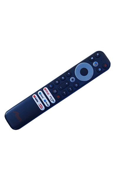 TCL Remote Control for Smart TV RC902V FMR1, Smart with Netflix, black, evoremote®